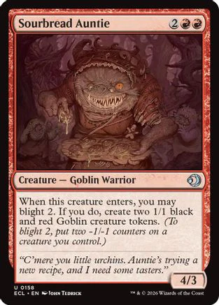Sourbread Auntie (ECL-158)  Foil - Lorwyn Eclipsed