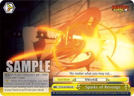 Sparks of Revenge (FT/S120-E024 CR) - FAIRY TAIL 100 YEARS QUEST