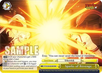Sparks of Revenge (RRR) (FT/S120-E024R RRR) - FAIRY TAIL 100 YEARS QUEST