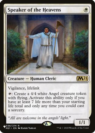 Speaker of the Heavens (LIST-038/274)  - The List Reprints