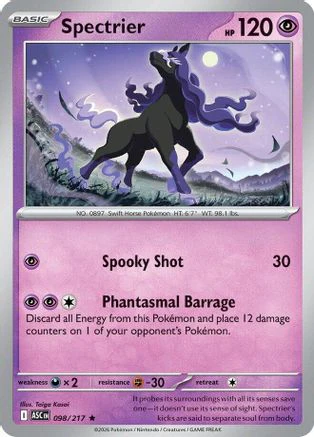Spectrier 098 /217 - Holofoil ME Ascended Heroes - Rare