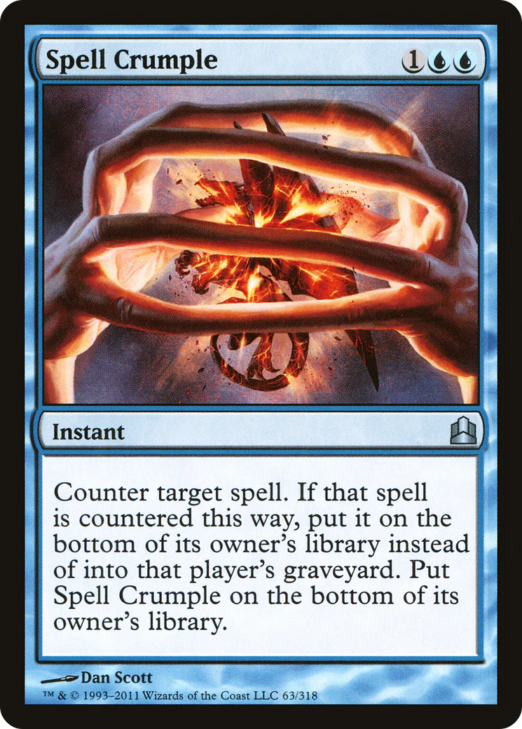 Spell Crumple (CMD-063)  - Commander 2011