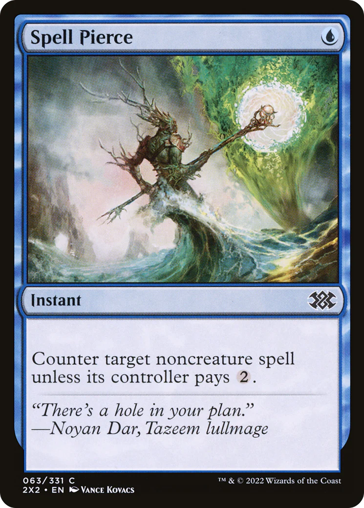 Spell Pierce (2X2-063)  - Double Masters 2022
