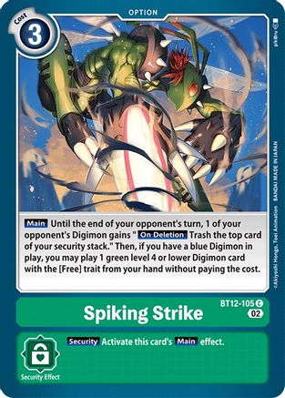 Spiking Strike (BT12-105) - Across Time