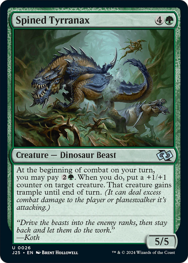 Spined Tyrranax (J25-026)  - Foundations Jumpstart