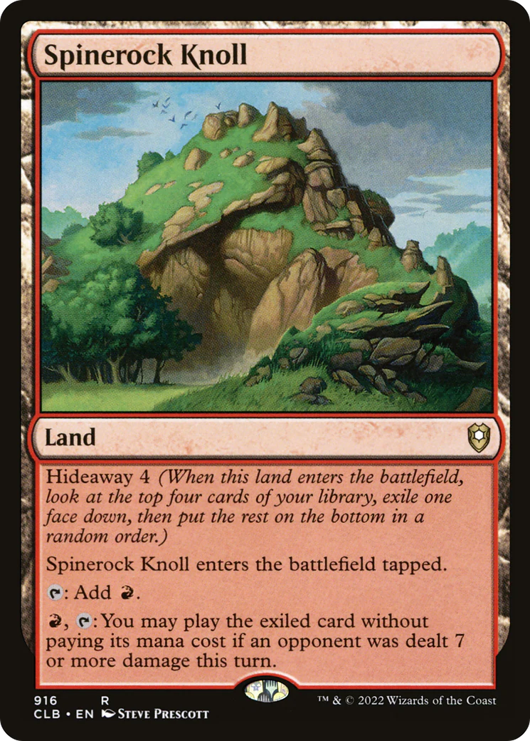 Spinerock Knoll (CLB-916)  - Commander Legends: Battle for Baldur's Gate