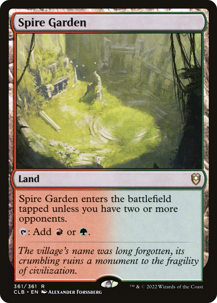 Spire Garden (CLB-361)  - Commander Legends: Battle for Baldur's Gate