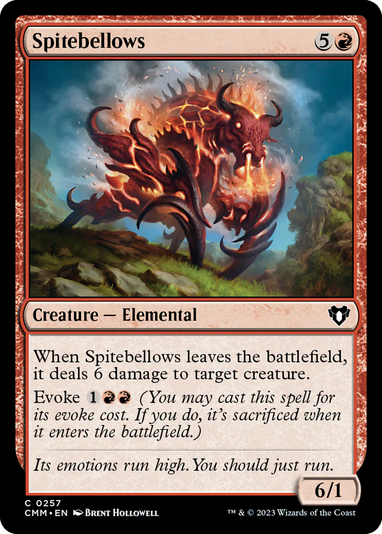 Spitebellows (CMM-257)  - Commander Masters