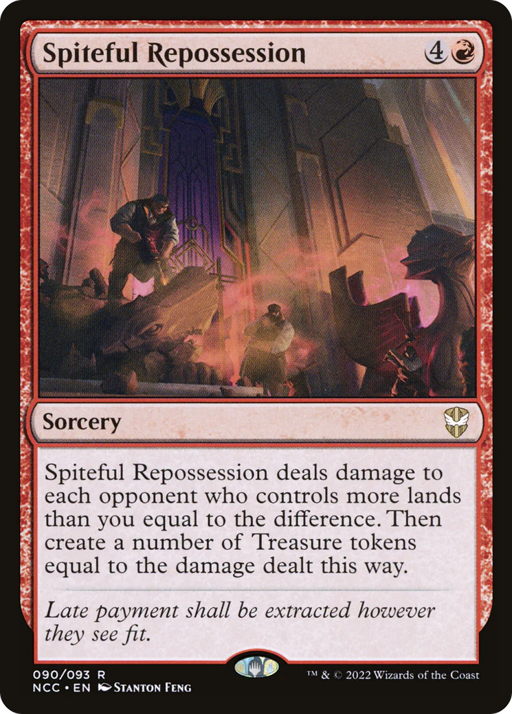 Spiteful Repossession (NCC-090)  - New Capenna Commander