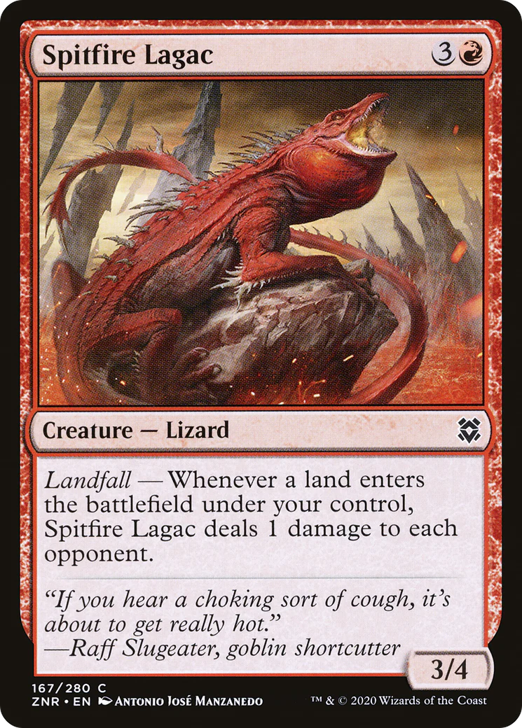 Spitfire Lagac (ZNR-167)  - Zendikar Rising