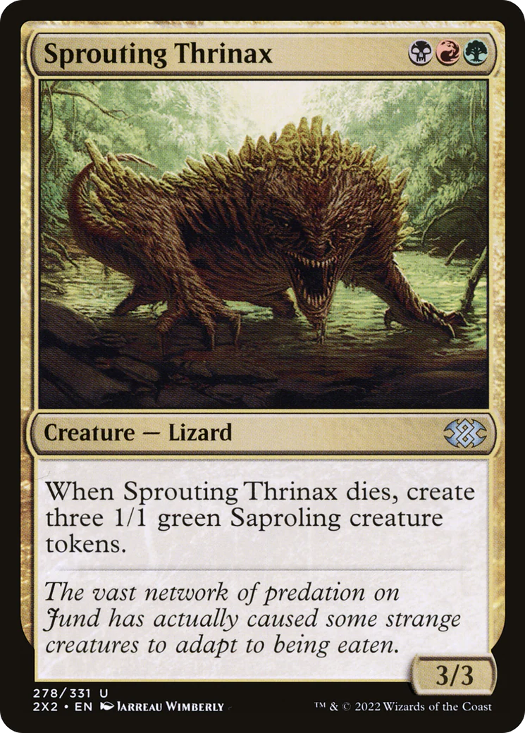 Sprouting Thrinax (2X2-278)  - Double Masters 2022