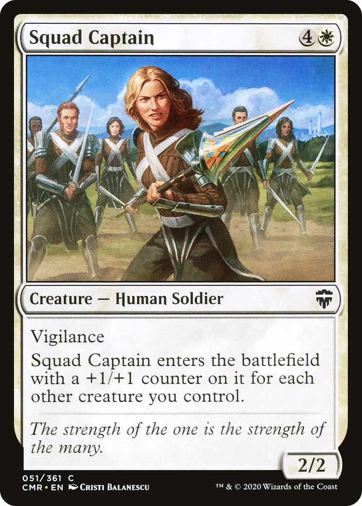Squad Captain (CMR-051)  - Commander Legends
