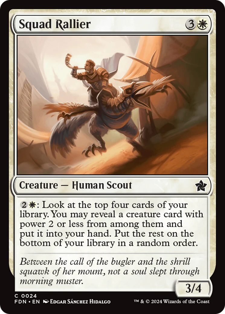 Squad Rallier (FDN-024)  Foil - Foundations