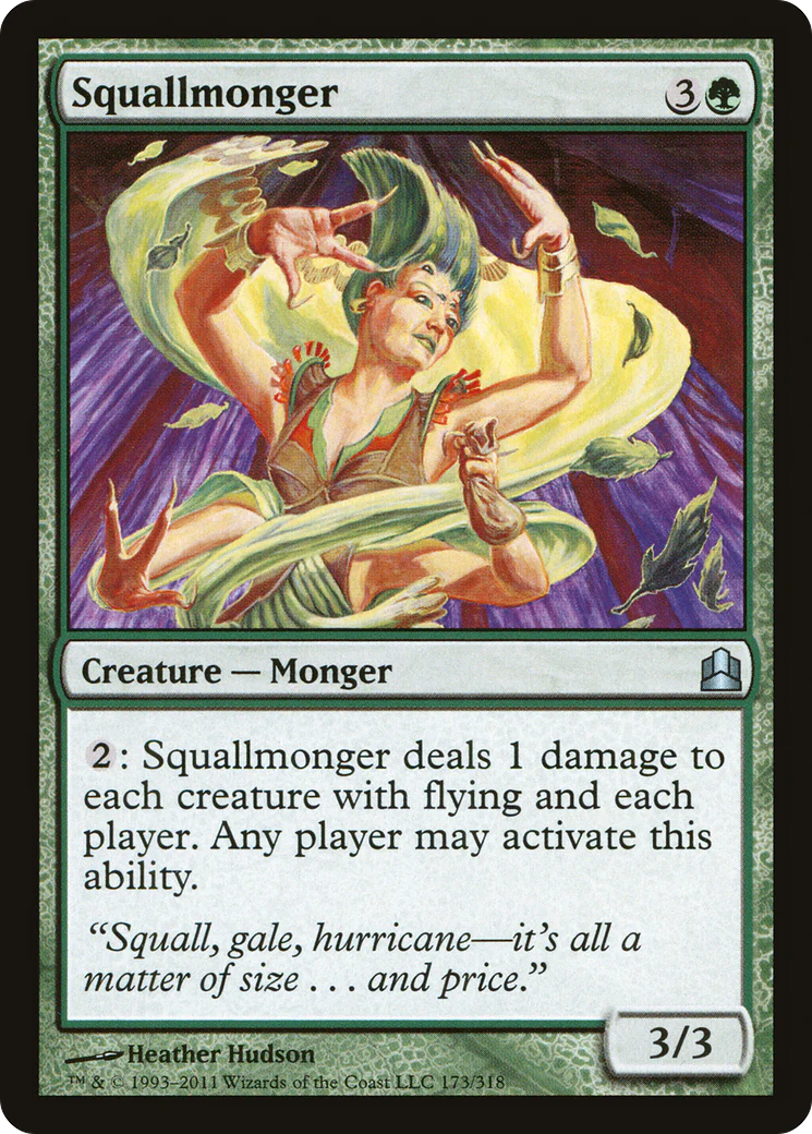 Squallmonger (CMD-173)  - Commander 2011