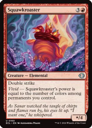Squawkroaster (ECL-160) Foil - Lorwyn Eclipsed