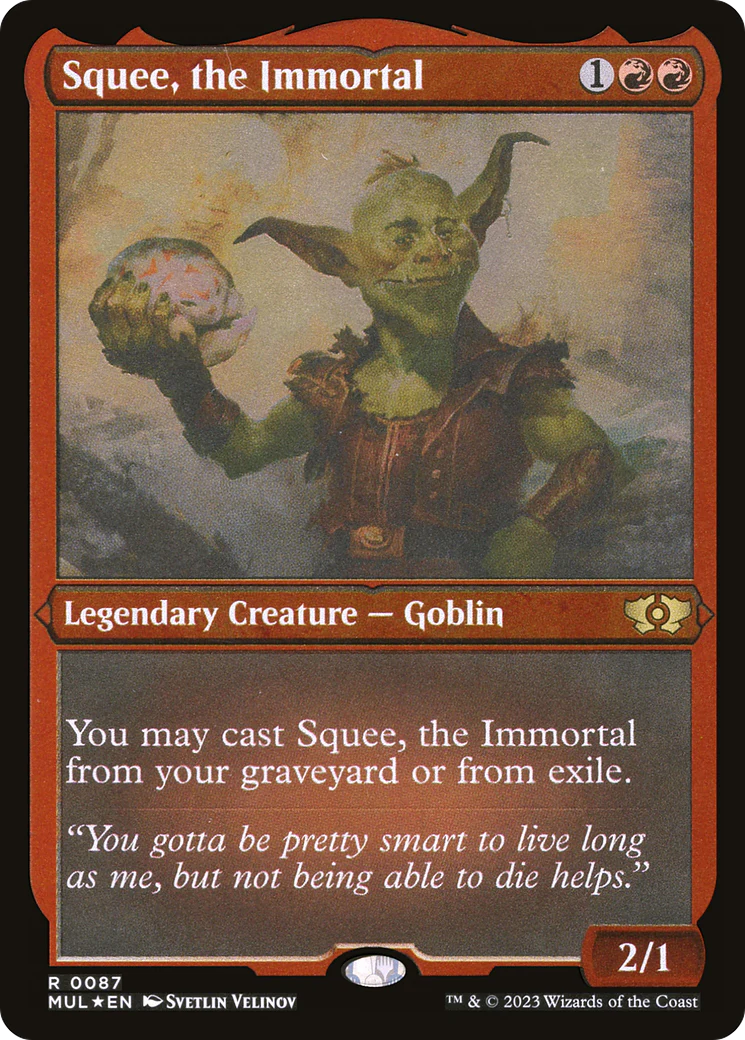 Squee, the Immortal (Foil Etched) (MUL-087)  Foil - Multiverse Legends