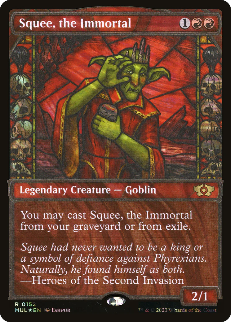Squee, the Immortal (Halo Foil) (MUL-152)  Foil - Multiverse Legends: (Showcase)