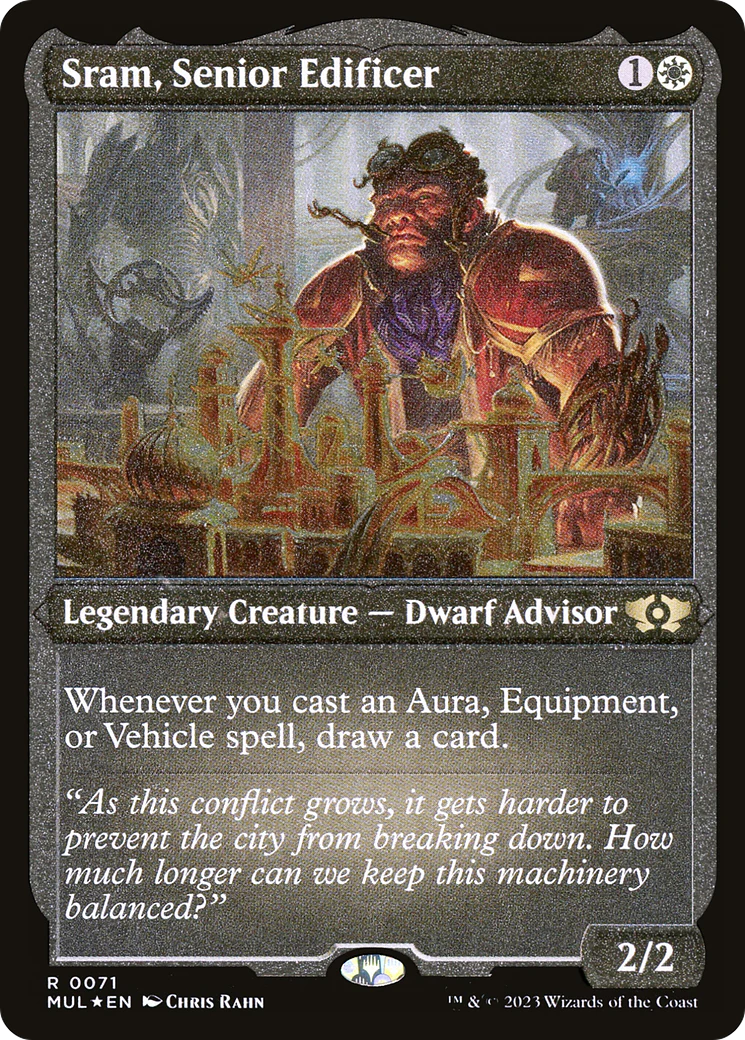 Sram, Senior Edificer (Foil Etched) (MUL-071)  Foil - Multiverse Legends