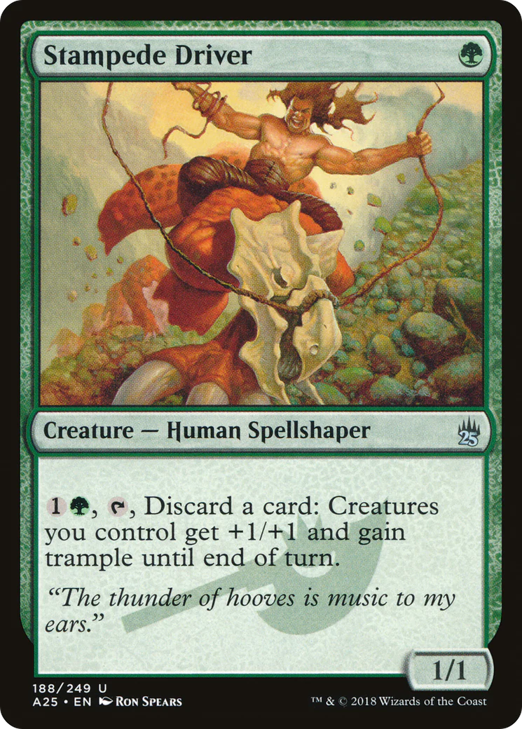 Stampede Driver (A25-188)  Foil - Masters 25