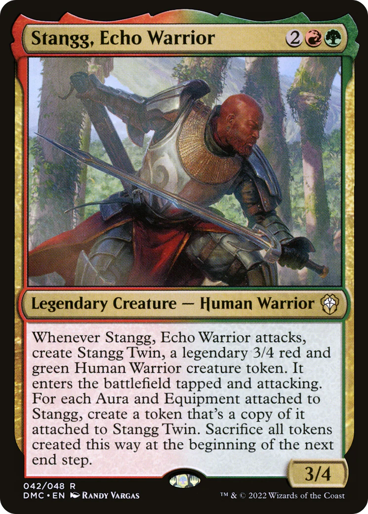 Stangg, Echo Warrior (DMC-042)  - Dominaria United Commander