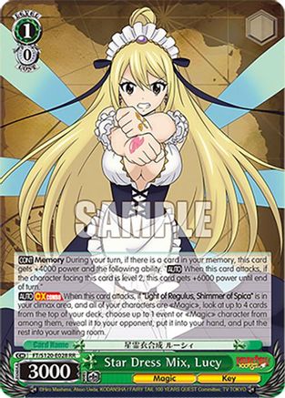 Star Dress Mix, Lucy (FT/S120-E028 RR) - FAIRY TAIL 100 YEARS QUEST