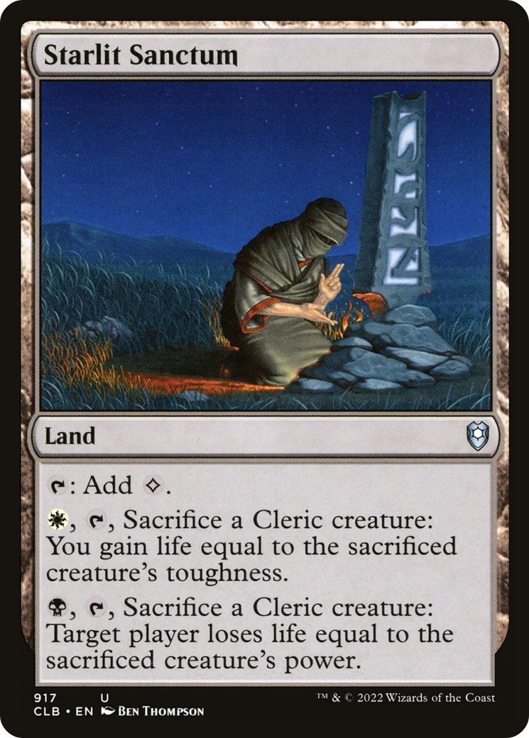 Starlit Sanctum (CLB-917)  - Commander Legends: Battle for Baldur's Gate