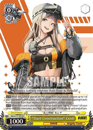 "Start Construction" Centi (NIK/S117-E018 C) - GODDESS OF VICTORY: NIKKE
