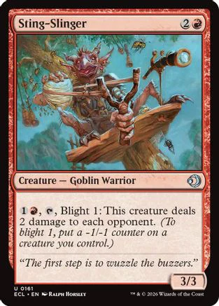 Sting-Slinger (ECL-161) Foil - Lorwyn Eclipsed