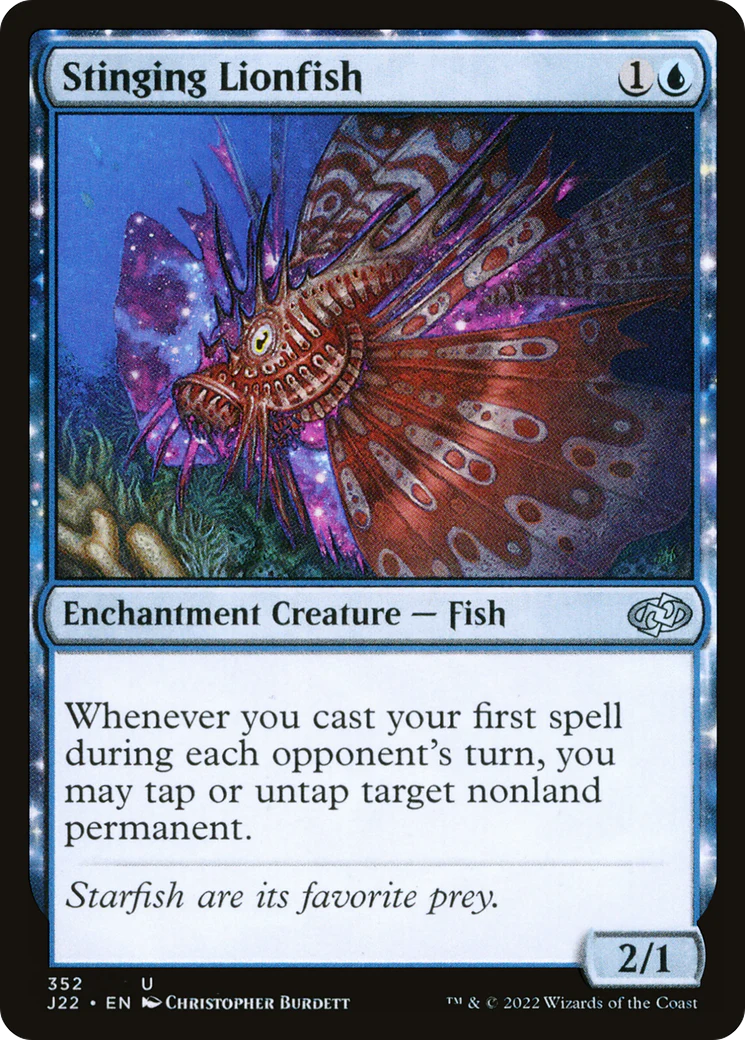 Stinging Lionfish (J22-352)  - Jumpstart 2022: (enchantment)
