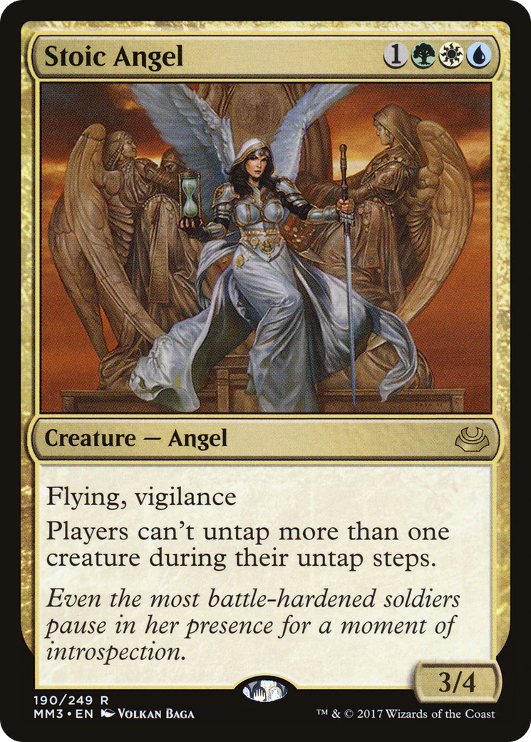 Stoic Angel (MM3-190)  Foil - Modern Masters 2017