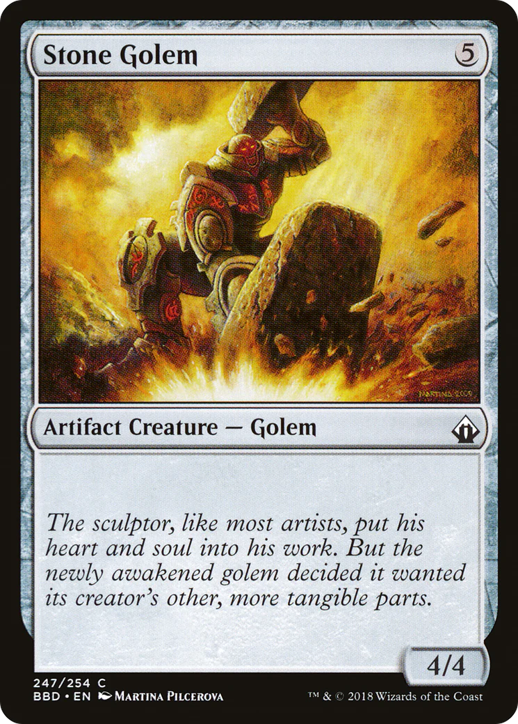 Stone Golem (BBD-247)  - Battlebond