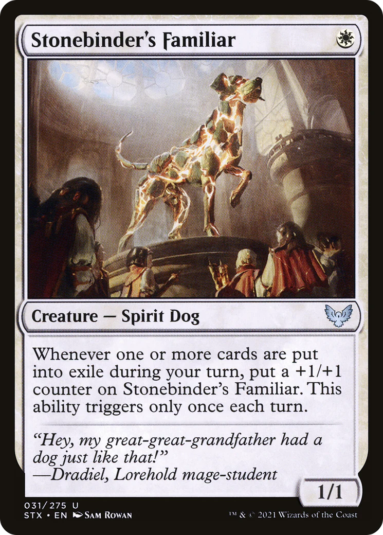 Stonebinder's Familiar (STX-031)  Foil - Strixhaven: School of Mages