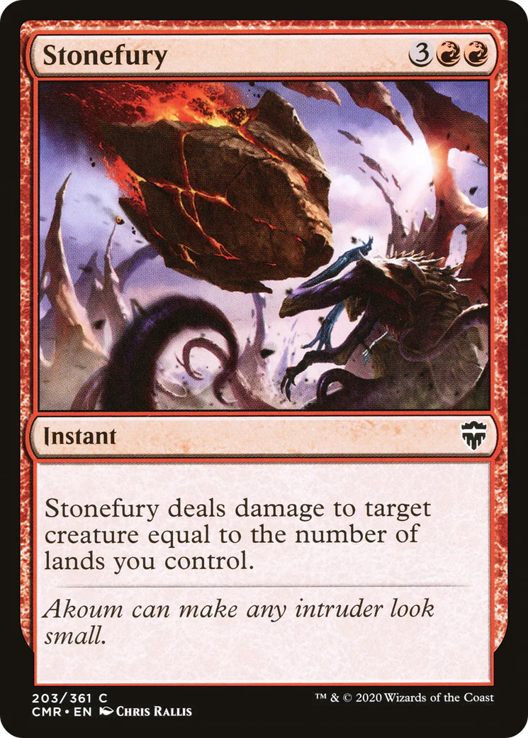 Stonefury (CMR-203)  - Commander Legends