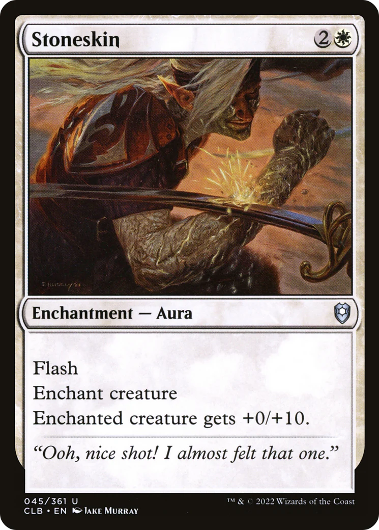Stoneskin (CLB-045)  Foil - Commander Legends: Battle for Baldur's Gate