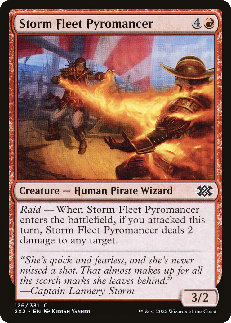 Storm Fleet Pyromancer (2X2-126)  - Double Masters 2022