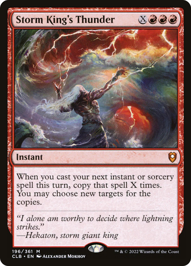 Storm King's Thunder (CLB-196) Foil - Commander Legends: Battle for Baldur's Gate