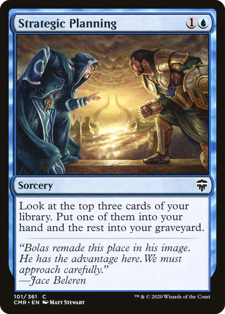 Strategic Planning (CMR-101)  - Commander Legends