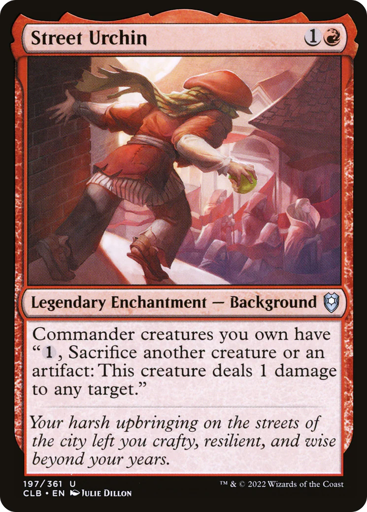 Street Urchin (CLB-197)  - Commander Legends: Battle for Baldur's Gate