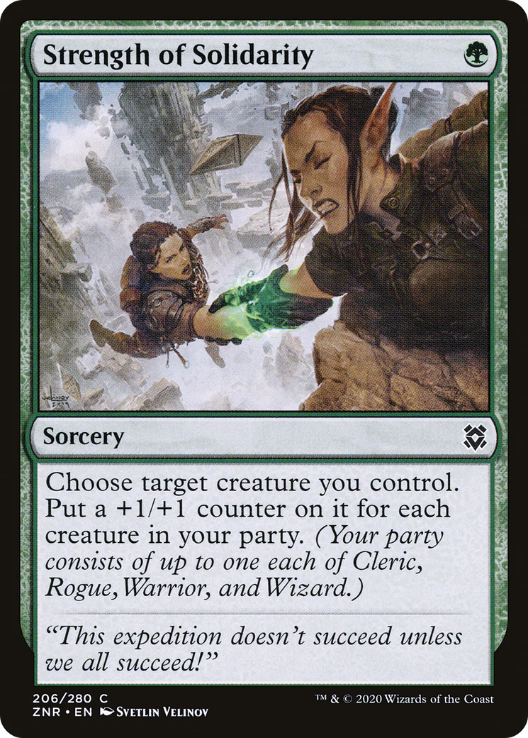 Strength of Solidarity (ZNR-206)  - Zendikar Rising