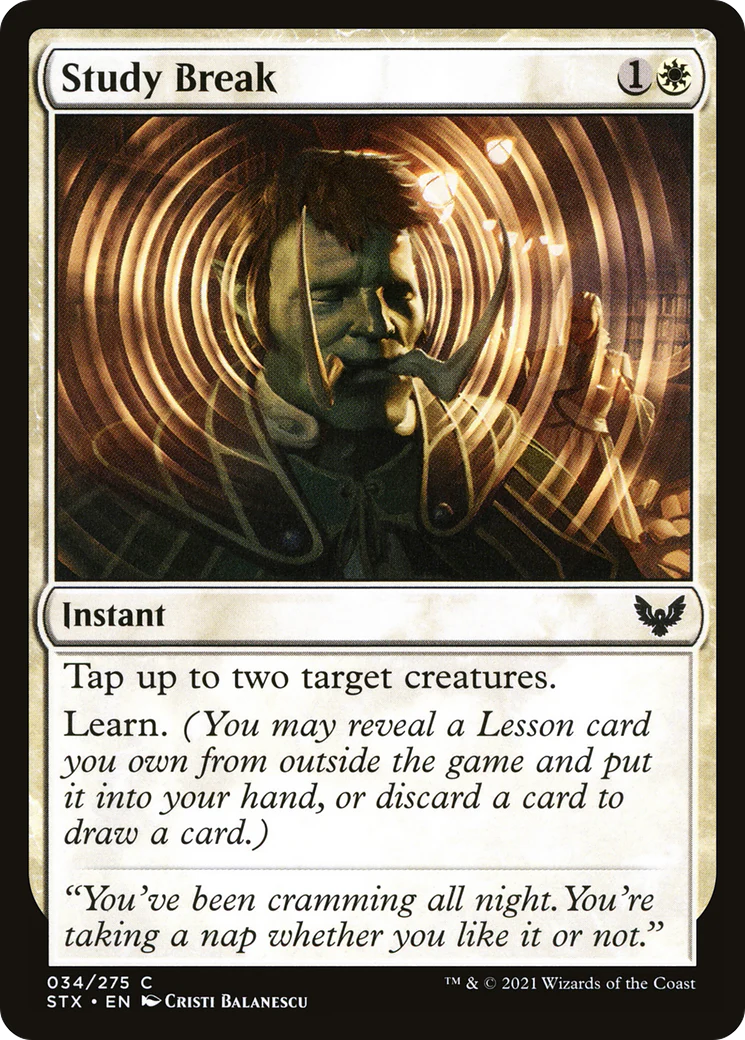 Study Break (STX-034)  Foil - Strixhaven: School of Mages