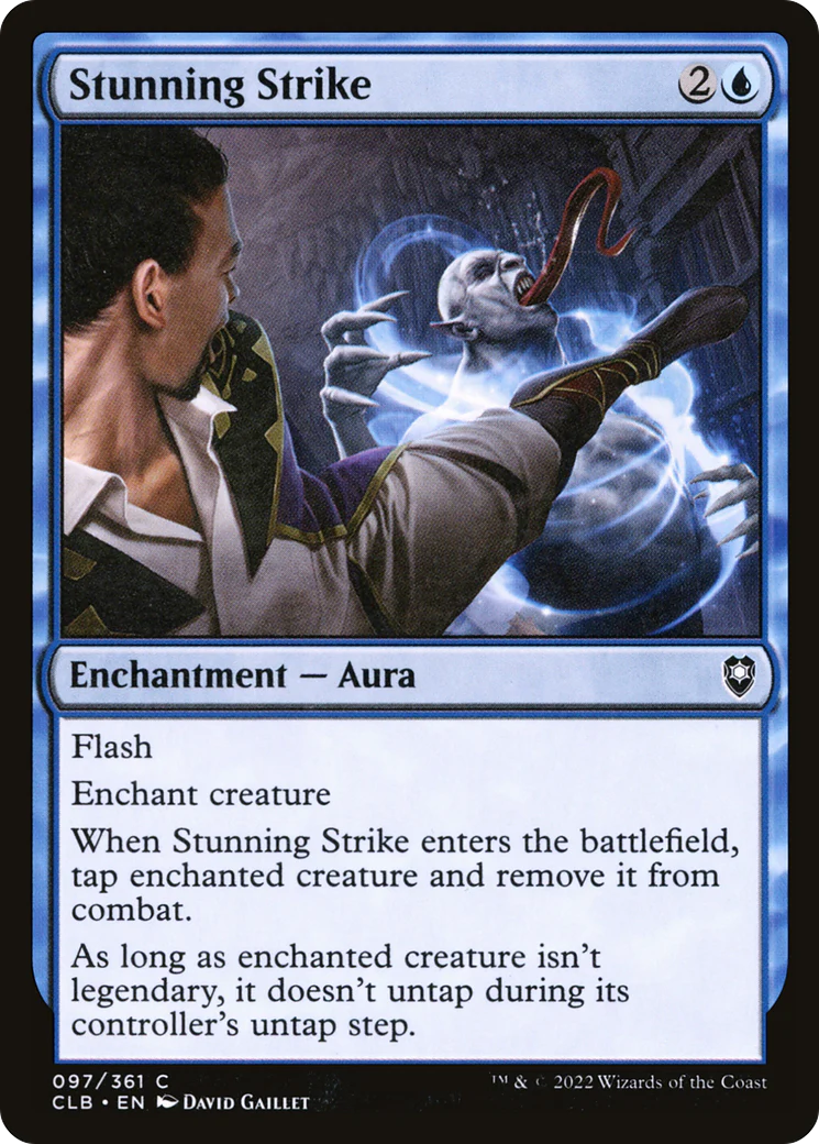 Stunning Strike (CLB-097) Foil - Commander Legends: Battle for Baldur's Gate