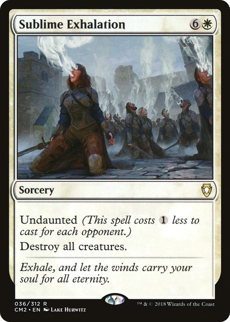 Sublime Exhalation (CM2-036)  - Commander Anthology Volume II
