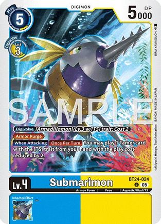 Submarimon (BT24-024) - Time Stranger