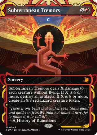 Subterranean Tremors (SOA-048)  - Secrets of Strixhaven: Mystical Archive