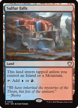 Sulfur Falls (SOC-408)  - Commander: Secrets of Strixhaven