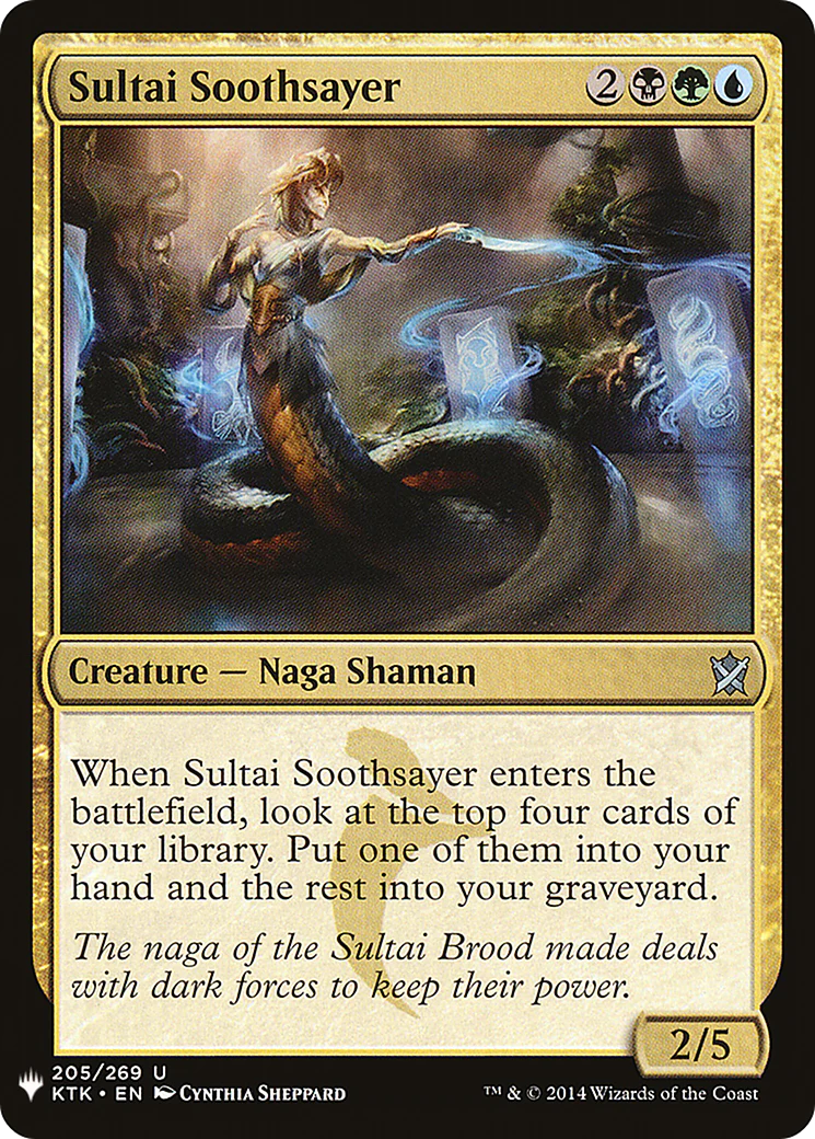 Sultai Soothsayer (LIST-205)  - The List