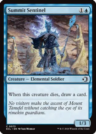 Summit Sentinel (ECL-073) Foil - Lorwyn Eclipsed