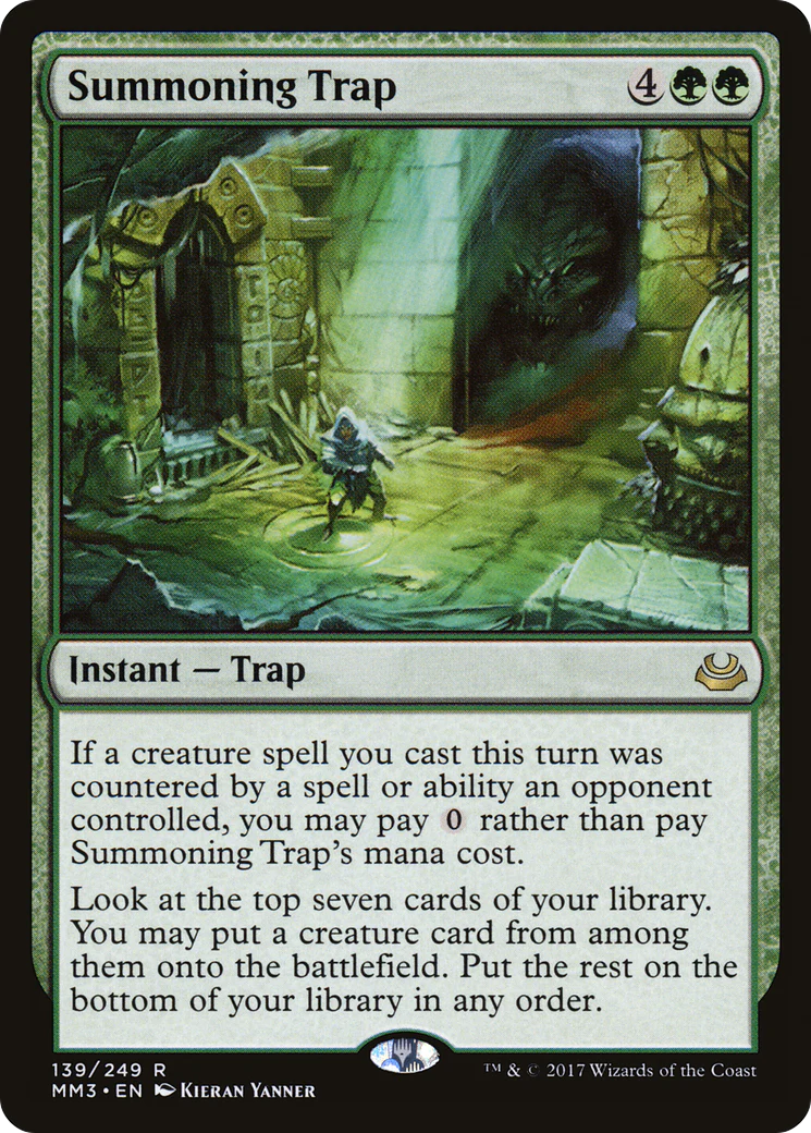 Summoning Trap (MM3-139)  Foil - Modern Masters 2017