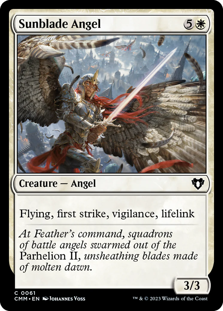 Sunblade Angel (CMM-061)  Foil - Commander Masters