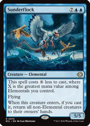 Sunderflock (ECL-074)  - Lorwyn Eclipsed